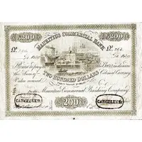 200 Dollars Mauritius Commercial Bank