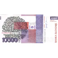 10 000 Tolarjev With holographic strip