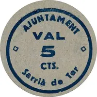 5 Céntimos Sarrià de Ter