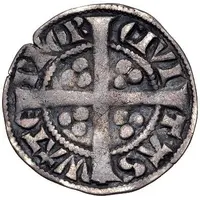 1/2 Penny - Edward I Second coinage, Class I, Waterford