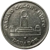 Jeton - Casino colon- quito, Gaming token