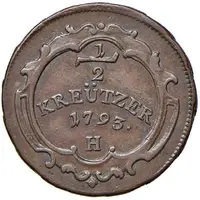 1/2 Kreuzer - Franz II