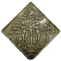 Médaille protestante Chute & Rédemption - type Klippe