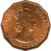 10 Cents - Elizabeth II 1st portrait