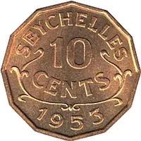 10 Cents - Elizabeth II 1st portrait