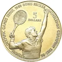 5 Dollars - Elizabeth II Boris Becker
