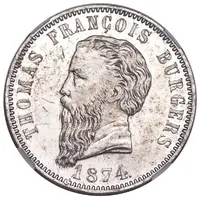 5 Shillings Zuid Afrikaansche Republiek, Transvaal Pattern