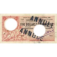 5 Dollars / 5 Piastres - Haïphong
