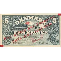 5 Kroner Heilmann type III: Overprint