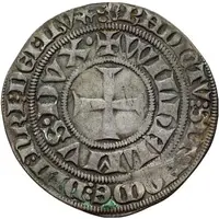 1 Turnose 'Groschen Tournois' - William II