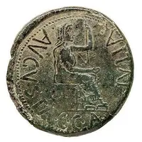 As - Tiberius C C A IVLIA AVGVSTA