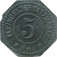 5 Pfennigs - Schleiz Hofkonditorei Carl Ried'l