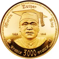 3000 Francs CFA Martin Luther King