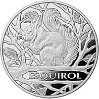 1.25 Euro Red squirrel
