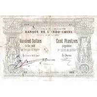 100 Dollars / 100 Piastres