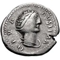 1 Denarius - Imitating Diva Faustina Senior, 138-140