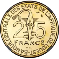 25 Francs CFA FAO, Essai