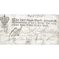 1 Mark - Frederick IV With monogram