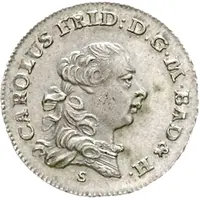 10 Kreuzers - Charles Frederick