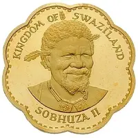 10 Emalangeni - Sobhuza II 75 Anniversary of the King