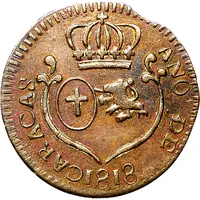 1/4 Real - Carlos IV/Fernando VII Royalist coinage