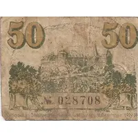 50 Pfennig with expiry date