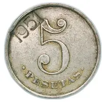 5 Pesetas - Canet de Mar