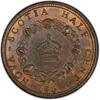 1/2 Cent - Victoria Pattern