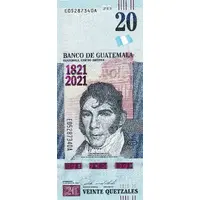 20 Quetzales Independence