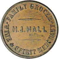 1 Penny - Hall, H. J. Christchurch