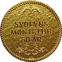 Sydfyns Møntklub 50 År Gold