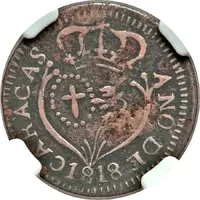 1/8 Real - Carlos IV/Fernando VII Royalist coinage