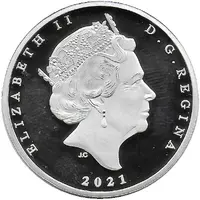 1 Dollar - Elizabeth II 5th Portrait - Adams Island
