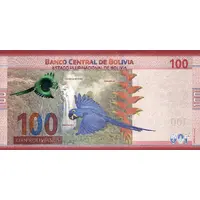 100 Bolivianos Padilla, Calatayud and Sucre