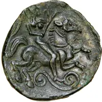 Bronze with rider