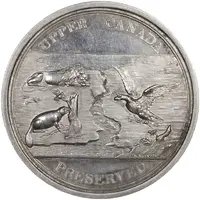 Award - George III Upper Canada Preserved, silver