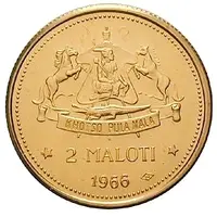 2 Maloti - Moshoeshoe II Independence Attained