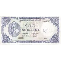 100 Scellini / 100 Somali Shillings