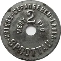 2 Pfennig - Sprottau Kriegs-Gefangenen-Lager