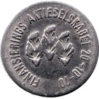 25 Spillemærke - Finansierings Aktieselskabet