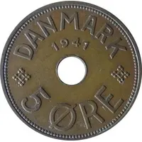 5 Øre - Christian X