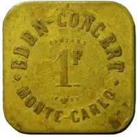 1 franc - Eden Concert Monte-Carlo