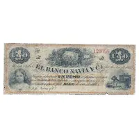 1 Peso Banco Navia