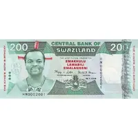 200 Emalangeni King's 40th Birthday and 40th Independence Anniversary