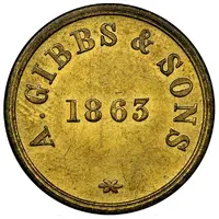 6 Skilling A. Gibbs and Sons
