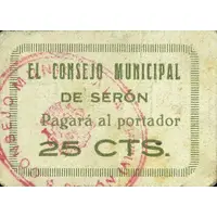 25 Céntimos Serón