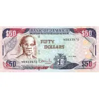 50 Dollars Watermark portrait