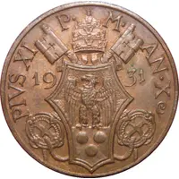 10 Centesimi - Pivs XI