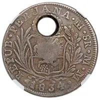 8 Reales Type I Countermark