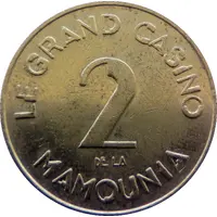 2 Dirham - La Mamounia Grand Casino Marrakesh